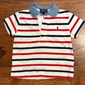 Polo by Ralph Lauren Kids Polo - Navy, Red, White Stripes